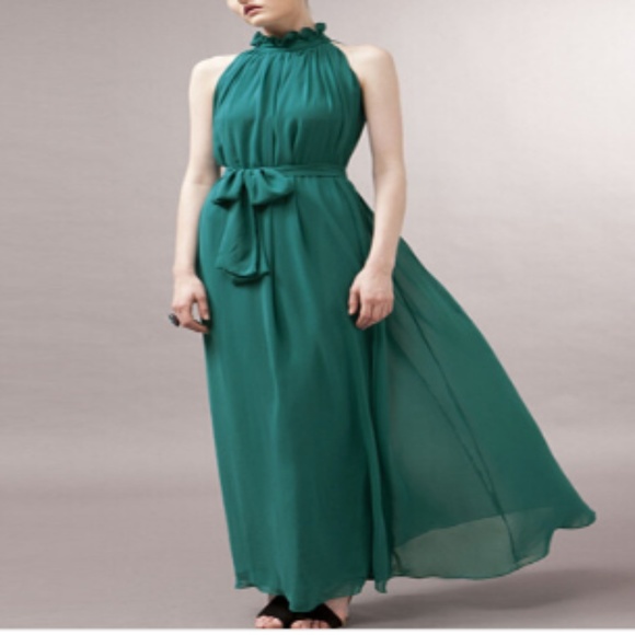 🎊HP🎊Beautiful Emerald green Maxi  SummerDress - Picture 2 of 3